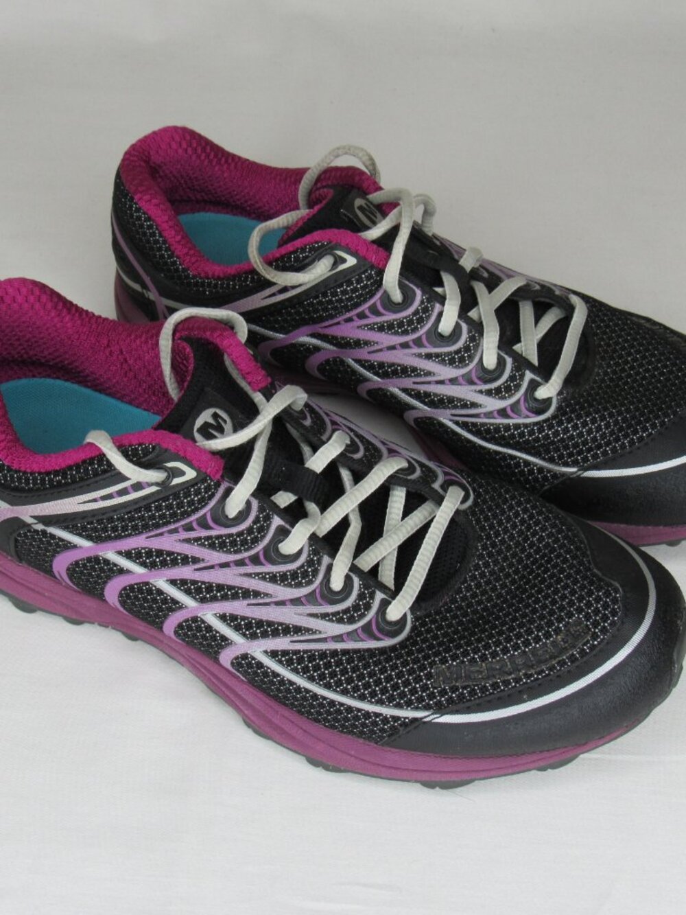 Merrell MIX MASTER GLIDE Black Pink Trail Running Shoes Women's 8 - Picture 2 of 9